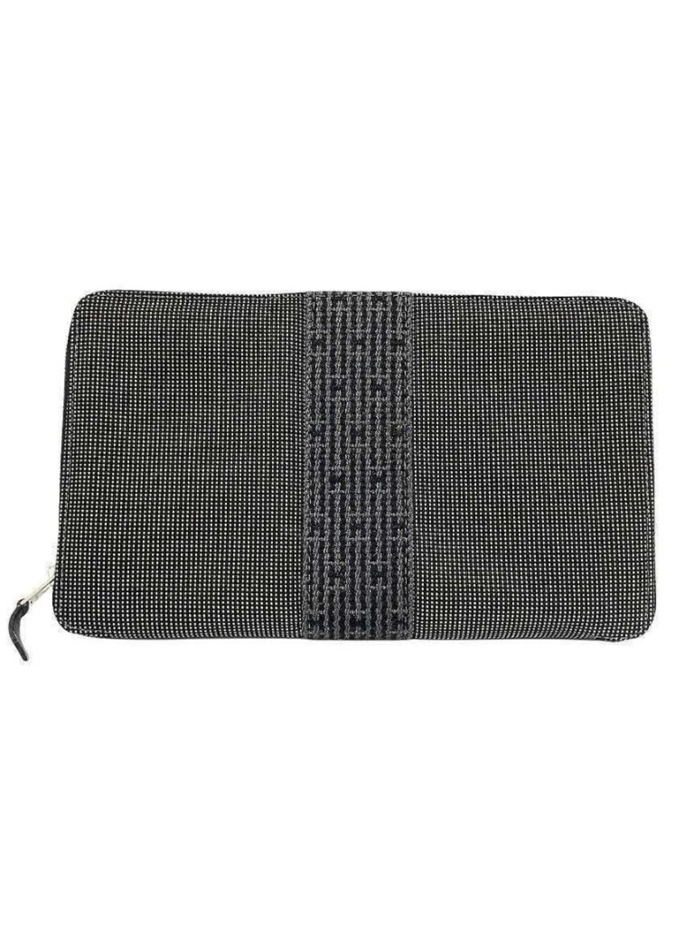 Hermes Herline Perth GM Wallet Canvas Gray